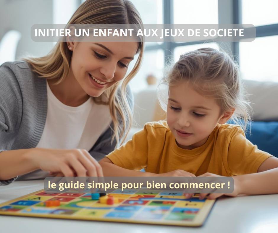 image d'illustration d'un parent avec son enfant sur le theme Comment initier un enfant aux jeux de société