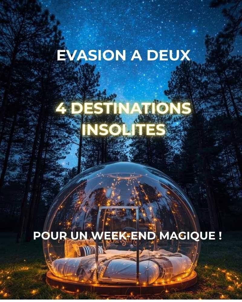Week-end amoureux dans une destination insolite sous les étoiles