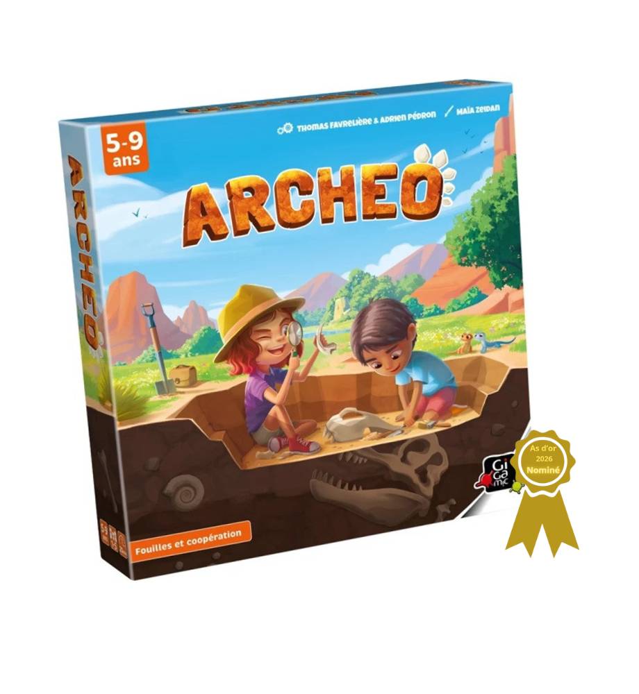 Archeo, un jeu pour enfant tactile et ludique, nominé au As d'Or 2026