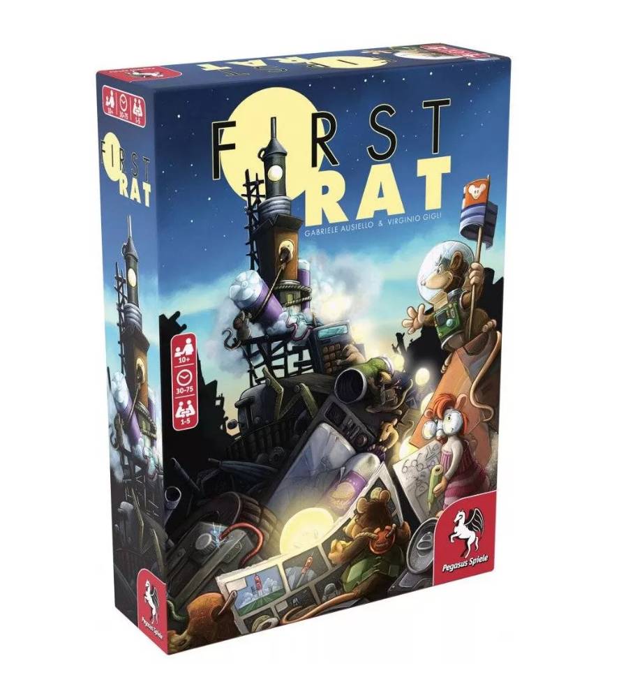 First Rat est un jeu de course et de gestion malin où vous dirigez une famille de rats déterminés à atteindre la Lune