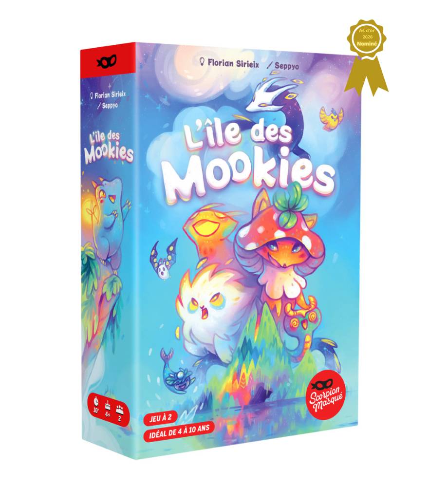 L'Île des Mookies est un jeu d'observation et de collection dynamique situé sur une île mystérieuse.