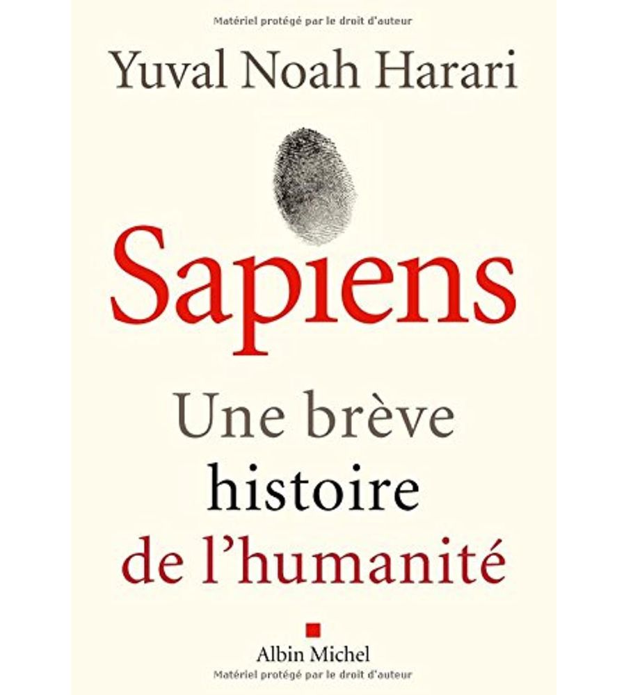 Livre Sapiens, best seller mondial qui redefinit notre vision de l'espece humaine