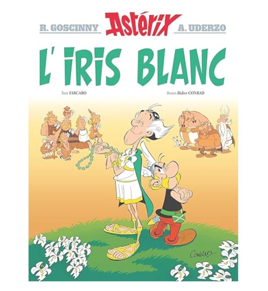 Asterix l'iris blanc - bande dessinée culte