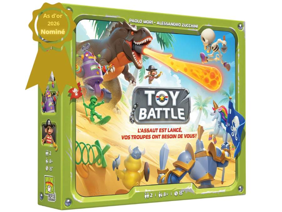 jeu de société primé aux As d'or Toy Battle